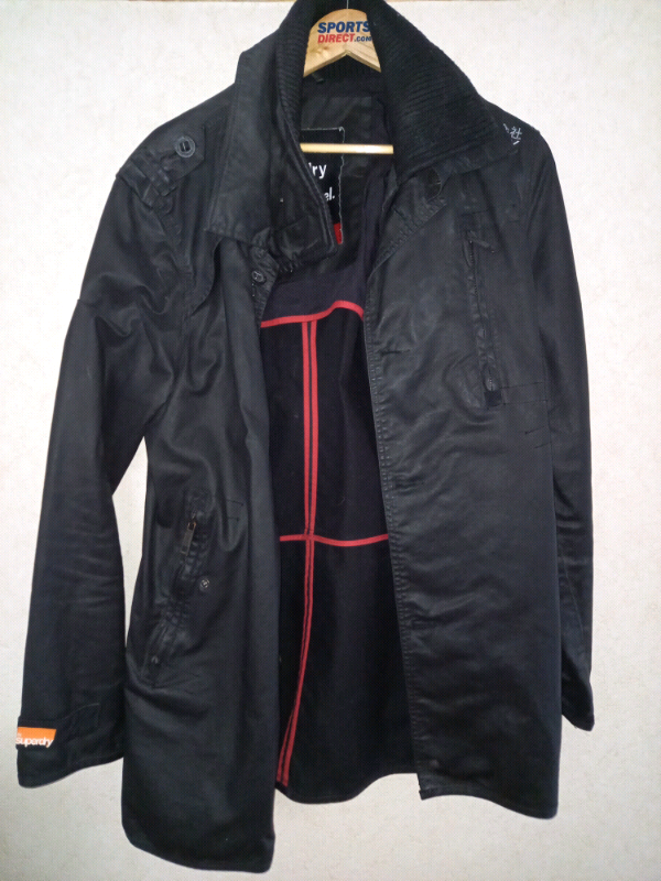 superdry double black label jacket